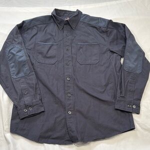 Ridgecut Dark Blue Casual Button Down Shirt with Long Sleeves - Work wear